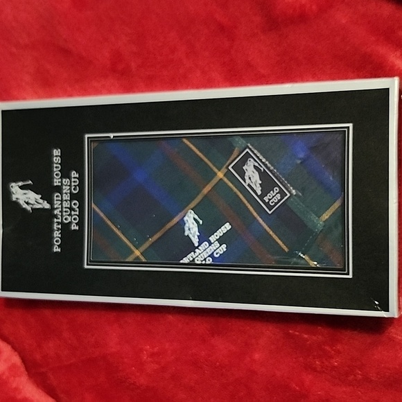 Portland House Queens POLO Cup Handkerchief Vintage Brandnew - Picture 1 of 3